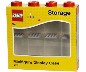  LEGO Minifigures vitrína 8 červená, úložný box