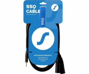 Kabel SSQ SSQ MIXLR3 - 3,5mm stereo jack - 2x XLR samec