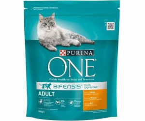 Purina One Cat Adult Krmivo s kuřecím masem pro kočky 800g