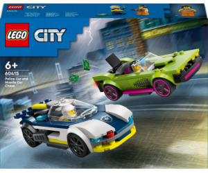  LEGO 60415 Městské policejní auto a automobilová honička...