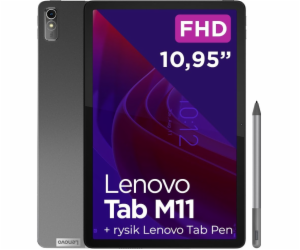 Tablet Lenovo Tab M11 11 128 GB šedý (ZADA0024PL)