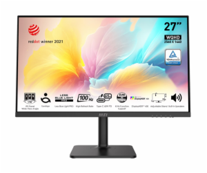 MSI Modern/MD272QXP/27"/IPS/QHD/100Hz/1ms/Black/3R