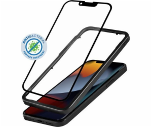 Antibakteriální 3D pancéřové sklo iPhone 14 Pro s instala...