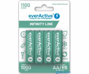 EverActive Nabíjecí baterie R6/AA 1100 mAH, blistr 4 ks. ...