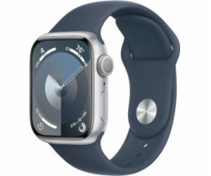 Chytré hodinky GPS Apple Watch Series 9, 41mm stříbrné hl...