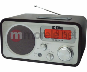 Rádio KORMORAN FM/LW USB hnědé