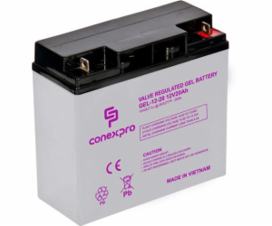 Baterie Conexpro GEL-12-20 GEL, 12V/20Ah, T12-M5, Deep Cy...