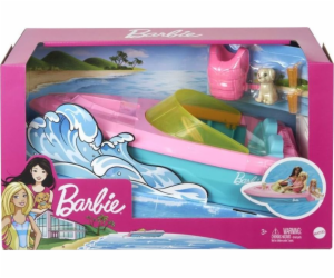 Barbie panenka Barbie s motorovým člunem (GRG29)