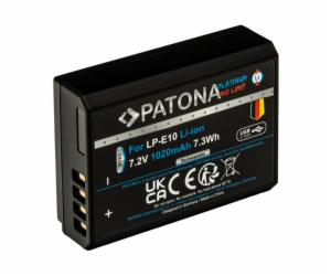 PATONA baterie pro foto Canon LP-E10 1020mAh Li-Ion Plati...