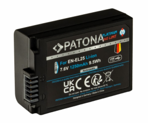 PATONA baterie pro foto Nikon EN-EL25 1250mAh Li-Ion Plat...