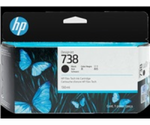 HP 738 300-ml Black DesignJet Ink Cartridge