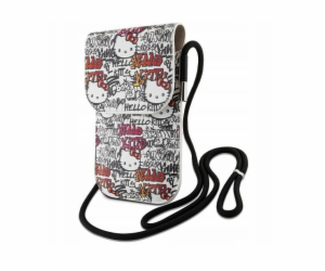 Hello Kitty Leather Tags Graffiti Phone Bag Beige Objevte...