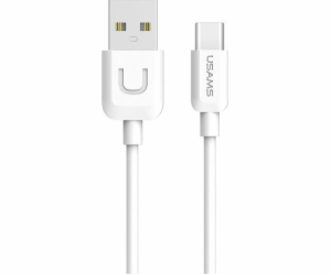 Usams U-Turn USB-C USB kabel 1m bílá/bílá 2A TCUSBXD02 (U...