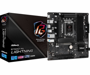 ASRock B760MPG Lightning / Intel B760 / LGA1700 / 4x DDR5...