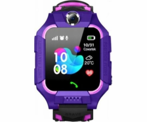 Chytré hodinky GoGPS K24 Purple (K24PR)