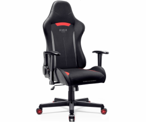 Černé a červené křeslo Diablo Chairs X-ST4RTER