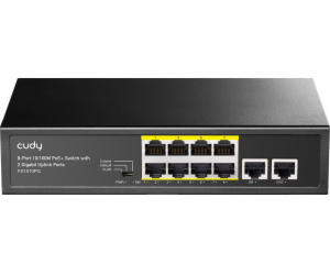 Switch Cudy Switch FS1010PG 8xFE PoE+ 120W 2xGigabit uplink