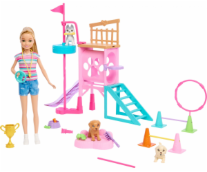 Panenka Mattel Barbie Family & Friends Stacie s Puppy Pla...