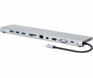 Manhattan USB adaptér Manhattan Docking Station USB-C na ...