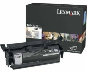 Originální černý toner Lexmark T654X31E (T654X31E)