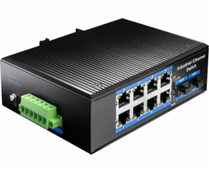 Cudy SWITCH PoE 8xRJ45 2xSPF 1Gbps průmyslové Cudy IG1008S2