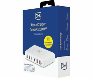 3mk síťová nabíječka - Hyper Charger PowerMax 100W, GaN 4...