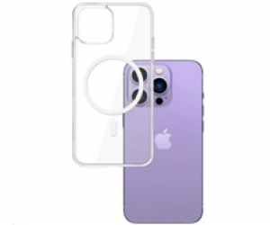 3mk ochranný kryt MagCase pro Apple iPhone 15 Pro, čirá