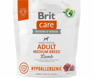 Brit Care Dog Hypoallergenic Adult Medium Breed, 1kg gran...