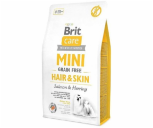 Brit Care Mini Grain Free Hair & Skin 2kg granule pro psy