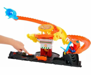 Hot Wheels City Cobra Slam Pizza Attack, závodní dráha