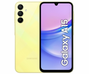 Mobilní telefon Samsung Galaxy A15, žlutý, 4GB/128GB