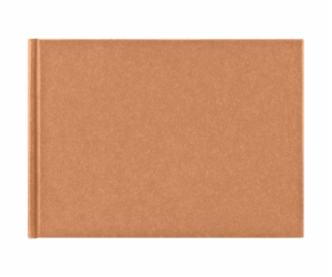 Hama Wrinkled Bookbound 24x17 36 white pages brown 7614