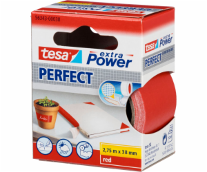 Tesa Cloth Tape 2,75m x 38mm extra Power red 56343