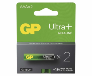 GP AAA Ultra Plus, alkalická (LR03) - 2 ks