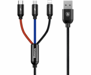 Adaptér BASEUS USB Typ AM, USB Typ C, Micro, Lightning