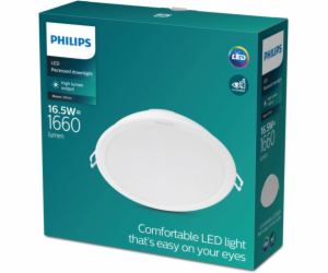 Vestavěná lampa Philips Meson, 16,5W, 3000°K, LED