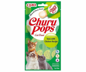 Lahodné pro kočky Churu Cat Pops Tuna Chicken 0,06 kg, 4 ks.