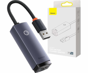 Adaptér Baseus Síťový adaptér USB A - RJ45, černý