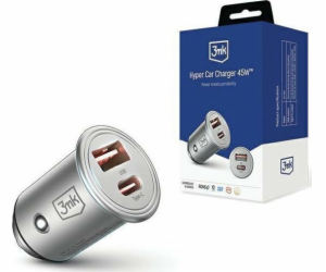 3mk nabíječka do auta - Hyper Car Charger 45W, 1x USB + 1...