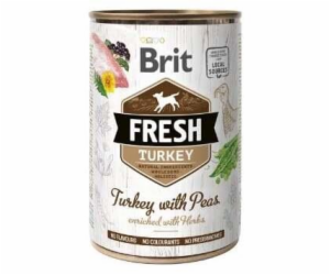 Mokré krmivo pro psy BRIT FRESH, krůta, 400 g