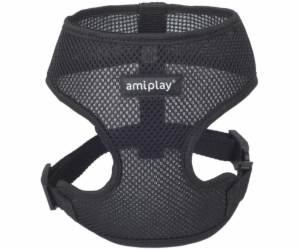 Postroj pro psy AMIPLAY AIR, černý, M