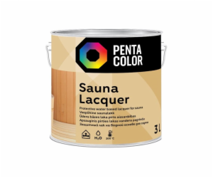 Polyakrylový lak Pentacolor Sauna, 3l