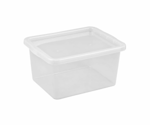 Úložný kufr OKKO BASIC BOX, 52 l, průhledný, 59,5×39,5×31 cm