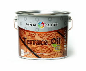 Tungu olej na terasy Pentacolor Terrace Oil, hnědý, 2,7l