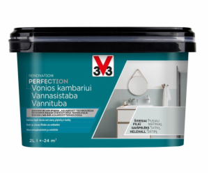 Smaltovaná barva V33 Perfection Koupelna, 2 l, světle šedá