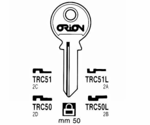 Polotovar klíče Jma Tri Circl TRC51/TRI-9D, 1 ks