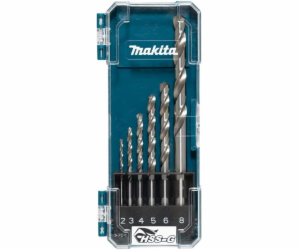 Sada vrtáků do kovu Makita D-75742 HSS-G, 6 ks