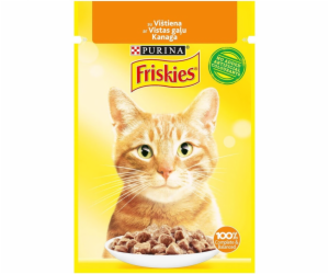 FRISKIES mokré krmivo pro kočky, kuřecí maso, 85 g