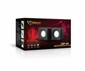 SBOX SP-02 Sada reproduktorov 2x1,5W