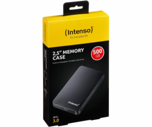 INTENSO 500GB MemoryCase 2,5" USB3.0 čierny